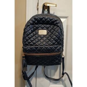 bebe - Women's Black Quilted Backpack - EUC